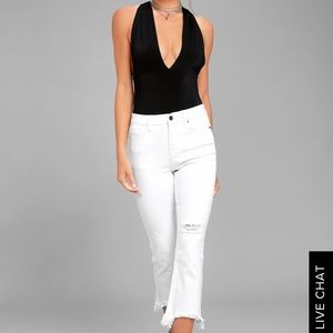 Lulu’s Hot-Cha-Cha Black Bodysuit